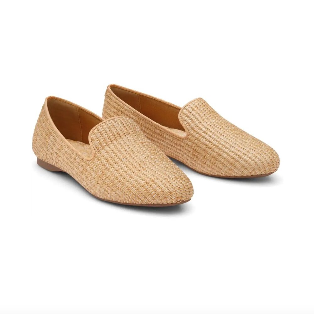 Birdies Starling Loafer Raffia 8 Wide NIB